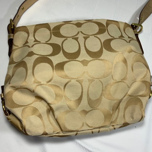 Coach Handbags - Coach Signature Hobo Shoulder Bag #F15067